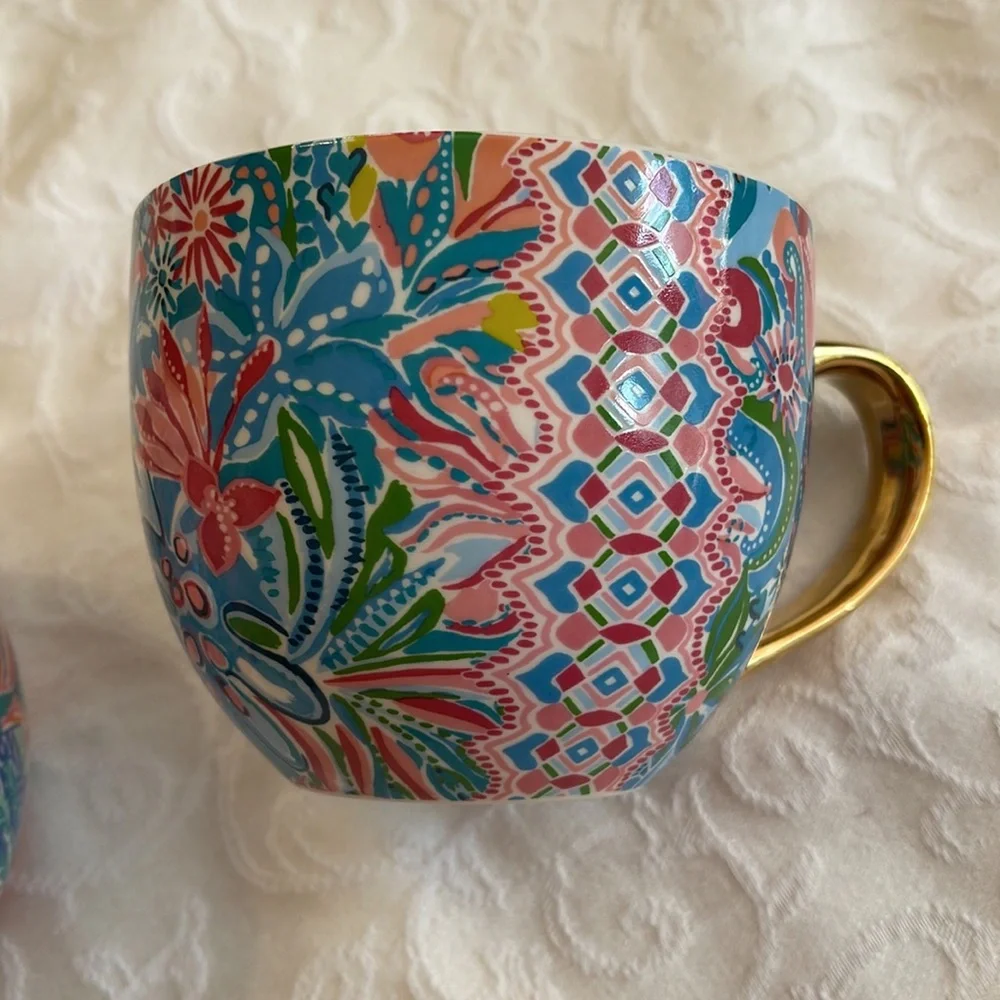 Two Lilly Pulitzer Mugs